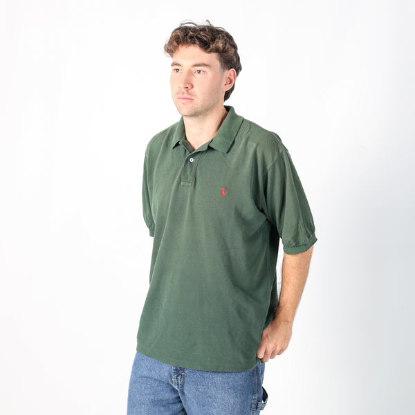 Dark Green 90s Polo Ralph Lauren T-Shirt (L)